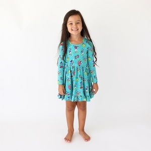 Posh Peanut x Disney100 Long Sleeve Twirl Dress